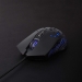 Gaming Muis | Bedraad | 800 / 1200 / 2400 / 3200 / 4800 / 7200 dpi | Instelbare DPI | Aantal knoppen: 7 | Programmeerbare knoppen | Rechtshandig | 1.50 m | RGB