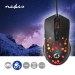 Gaming Muis | Bedraad | 800 / 1200 / 2400 / 3200 / 4800 / 7200 dpi | Instelbare DPI | Aantal knoppen: 7 | Programmeerbare knoppen | Rechtshandig | 1.50 m | RGB