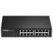 16-poorts gigabit-switch zwart