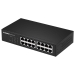 16-poorts gigabit-switch zwart