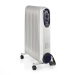 Mobiele Olieradiator | 1000 / 1500 / 2500 W | 11 Vinnen | Instelbare thermostaat | 3 Warmte Standen | Omvalpreventie | Wit