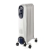 Mobiele Olieradiator | 800 / 1200 / 2000 W | 9 Vinnen | Instelbare thermostaat | 3 Warmte Standen | Omvalpreventie | Wit