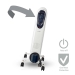 Mobiele Olieradiator | 800 / 1200 / 2000 W | 9 Vinnen | Instelbare thermostaat | 3 Warmte Standen | Omvalpreventie | Wit