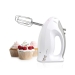 Handmixer | 200 W | 5-Snelheden | Turbo-functie | 2 Deeghaken / 2 Kloppers | Grijs / Wit