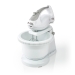 Handmixer | 200 W | 5-Snelheden | Turbo-functie | Draaikom / 2 Deeghaken / 2 Kloppers | Grijs / Wit