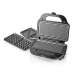 Multi grill | Grill / Sandwich / Waffle | 900 W | 28 x 15 cm | Automatische temperatuurregeling | Kunststof / Roestvrij Staal