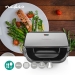 Multi grill | Grill / Sandwich / Waffle | 900 W | 28 x 15 cm | Automatische temperatuurregeling | Kunststof / Roestvrij Staal