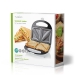 Sandwich maker | 700 W | 20.5 x 12 cm | Automatische temperatuurregeling | ABS