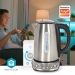 SmartLife Waterkoker | Wi-Fi | 1.7 l | Roestvrij Staal | 70,80,90,100 °C | Temperatuurindicator | 360 graden draaibaar | Verborgen verwarmingselement | Strix®-controller | Android™ / IOS