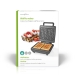 Wafelijzer | Belgische wafels | 22 x 12.5 cm | 1200 W | Automatische temperatuurregeling | ABS / Aluminium