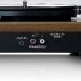 Platenspeler met Bluetooth-ontvangst en twee houten speakers