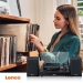 Riemaandrijving houten platenspeler met Bluetooth-ontvangst en 2 externe luidsprekers