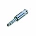 Stereoconnector 6.35 mm Male Zilver