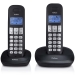 PDX-1120 DECT-telefoon met 2 handsets zwart