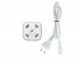 SMART USB station met 3 x USB + 1 x USB Fast Charge QC 3.0 + 1 x Type-C uitgangen - max. 9.6 A - max. 48 W - wit