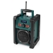 DAB+ Radio | Bouwradio | DAB+ / FM | 2.2 " | Zwart-Wit Scherm | Batterij Gevoed / Netvoeding | Digitaal | 15 W | Bluetooth® | Wekker | Slaaptimer | IP65 | Handgreep | Groen / Zwart