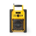 FM-Radio | Bouwradio | FM | Batterij Gevoed / Netvoeding | Digitaal | 15 W | Scherm grootte: 2.2 " | Blauw-Wit Scherm | IPX5 | Handgreep | Geel / Zwart