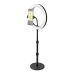 Ringlicht | 10 inch | 120 LED's | 2700 - 6700 K | Bureau | Zwart