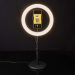 Ringlicht | 10 inch | 120 LED's | 2700 - 6700 K | Bureau | Zwart