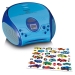 Boombox met CD-speler FM-radio en stickers Blauw