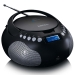 Draagbare radio CD/MP3 met USB en Bluetooth Zwart