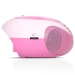 SCD-37 USB Pink Portable FM Radio CD and USB player Pink