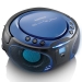 SCD-550BU draagbare FM-radio CD/MP3/USB/Bluetooth®-speler met LED-verlichting Blauw