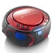 SCD-550RD Draagbare FM-radio CD/MP3/USB/Bluetooth-speler® met LED-verlichting Rood