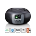 Draagbare DAB+/FM-radio met Bluetooth® CD-speler en groot LCD-kleurenscherm Zwart