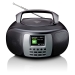 Draagbare DAB+/FM-radio met Bluetooth® CD-speler en groot LCD-kleurenscherm Zwart