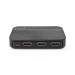 HDMI™-Converter | 1x USB-C™ / 2x HDMI™ Input | 1x HDMI™ Output | 1-weg | 4K@60Hz | 18 Gbps | ABS | Antraciet