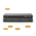 HDMI™-Converter | USB-C™ Female / 2x HDMI™ Input / 4x USB A Female | 1x HDMI™ Output | 1-weg | 4K@60Hz | 18 Gbps | ABS | Antraciet