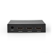 HDMI™-Switch | 3 poort(en) | 1x USB-C™ / 2x HDMI™ Input | 1x HDMI™ Output | 4K@60Hz | 18.0 Gbps | Metaal | Antraciet