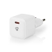 Oplader | 20 W | Snellaad functie | 1.67 / 2.22 / 3.0 A | Outputs: 1 | USB-C™ | Automatische Voltage Selectie | Wit