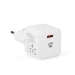 Oplader | 20 W | Snellaad functie | 1.67 / 2.22 / 3.0 A | Outputs: 1 | USB-C™ | Automatische Voltage Selectie | Wit