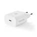 Oplader | 20 W | Snellaad functie | 1.67 / 2.22 / 3.0 A | Outputs: 1 | USB-C™ | Lightning 8-Pins (Los) Kabel | 1.00 m | Automatische Voltage Selectie | Wit