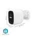 SmartLife Wi-Fi Camera voor Buiten met Accu | 4MP 1440p / 2560x1440 | IP66