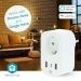 SmartLife Slimme Stekker | Wi-Fi | IP21 | Energiemeter | 3680 W | Type F (CEE 7/7) / 1x USB-C™ / 2x USB | 0 - 55 °C | Android™ / IOS | Wit | 1 Stuks