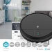 SmartLife Robotstofzuiger | Willekeurig | Wi-Fi | Capaciteit opvangreservoir: 0.2 l | Automatisch opladen | Maximale gebruiksduur: 1.8 uur | Zwart | Android™ / IOS