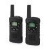 Walkie talkie Set | 2 Handsets | Tot 6 km | Frequentiekanalen: 8 | PTT / VOX | tot 3 uur | Koptelefoonoutput | 2 Headsets | Zwart